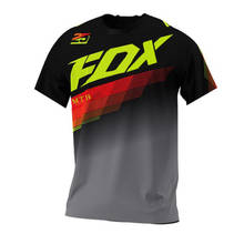 Fox-Camiseta de equipo para bicicleta de montaña, jersey de descenso, camiseta de locomotora para bicicleta de carretera, jersey para bicicleta de montaña, 2021fox 2024 - compra barato