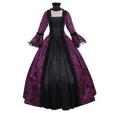 Costumebuy Medieval Palace Princess Gown Dress Vintage Evening Dress Women Long Dresses Party Halloween Cosplay Costume S-3XL 2024 - buy cheap
