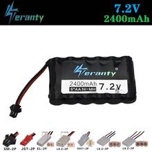 Teranty 7.2v 2400mah NIMH Battery for RC toys Cars Robots Boat GUN TANK Truck Trains RC toy model 700mAh 7.2v Ni-MH battery pack 2024 - buy cheap