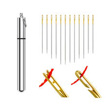 12/24 PCS Blind Needles with Needle bottle Self-Threading Needles Easy Threading Needles DIY Sewing Household Darning Needle 2024 - buy cheap