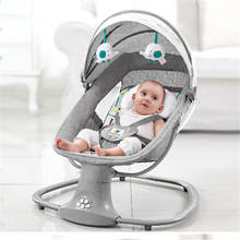 Columpio eléctrico de música multifunción para recién nacido, silla mecedora para bebé, cómoda cuna BB, columpio plegable para bebé 2024 - compra barato