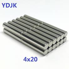 10 20 50 100PCS/LOT Neodymium Magnet 4*20 Cylinder N35 Strong NdFeB MAGNET 4x20  Rare Earth Permanent Magnets 4 x 20 2024 - buy cheap