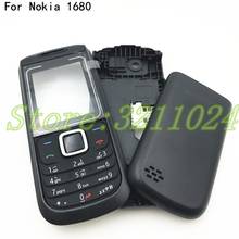 Задняя крышка батарейного отсека для Nokia 1680, Крышка корпуса, дверная рамка + задняя крышка батарейного отсека + клавиатура + логотип, бесплатная доставка 2024 - купить недорого
