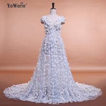 Robe De Soiree New Elegant Petal Beading Evening Dresses 100026 Floor-Length V-neck Cap Sleeve Long Formal Dress Party Gown 2024 - buy cheap
