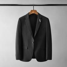 Minglu протектор черный серый спортивные пиджаки для выпускного для мужчин роскошный металлический брошь в виде пера на одной пуговице Блейзер Мужская мода Slim Fit вечерние человек блейзер 5XL 2024 - купить недорого