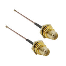 U. fl-cabo de extensão ipex para sma, porca fêmea, plugue com o-ring rf pigtail, cabo de extensão rf coax assembleia rg178, 2 peças 2024 - compre barato