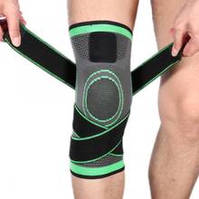 1PC Sport Kneepad Men Pressurized Elastic Knee Pad Support Running Basketball Volleyball Brace Brace Belt Fitness Gear 2024 - buy cheap