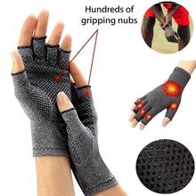 Arthritis Gloves Elastic Durable Cotton Gray 3 Size Riding Glove Accessories Rehabilitation Glove Rheumatoid Hands Ache Pain 2024 - buy cheap