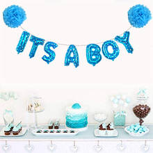 It's A Boy /Girl Foil Balloon Kit Baby Shower Decorations Pregnancy Gender Reveal Birthday Party Decoration Supplies 2024 - buy cheap