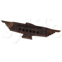 Rosewood 6 String Rose wood Guitar Bridge for Acoustic Guitar Durable 6 Holes 2024 - buy cheap