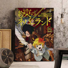 HD Prints Picture Retro Anime Poster The Promised Neverland Posters Wall Sticker Living Kids Room Home Bar Cafe Decor 2024 - buy cheap