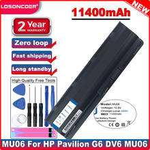 11400mAh Battery For Hp pavilion 431 435 650 655 630 631 635 g6 g7 mu06 Notebook 2000 2000-100, 2000-200, Envy 15-1100 CQ42 CQ56 2024 - buy cheap