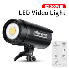 Triopo-Lámpara de luz LED para estudio, montaje continuo de foto y vídeo, con mando a distancia VS SL-200W, EX200W, 200Ws, 5600K 2024 - compra barato