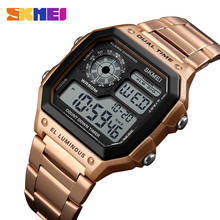SKMEI-reloj deportivo para hombre y mujer, pulsera Digital con alarma, resistente al agua, electrónico, militar, a la moda, 1335 2024 - compra barato