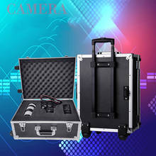 Lock camera storage trolley suitcase photographic equipment luggage digital package professional SLR lens box 2024 - buy cheap