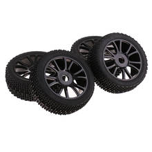 Neumáticos hexagonales de 17mm para coche de control remoto, llantas para Buggy, camión, escala 1:8, 1/8, 4 Uds. 2024 - compra barato