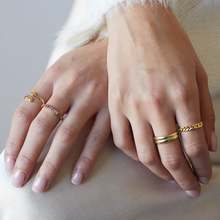 Anel de dedo de prata esterlina 925 de ouro aberto ajustado cobra em forma mínimo delicado anéis para mulher 2024 - compre barato