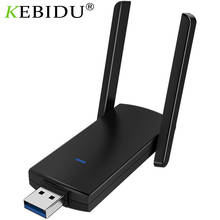 KEBIDU 1300Mbps Wifi USB Adapter RTL8812BU Dual Antenna For PC Ethernet WiFi Dongle external Antenna Wi Fi Receiver Network Card 2024 - buy cheap