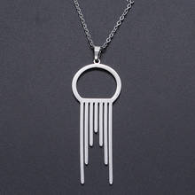 Stainless Steel Dream Catcher Necklace for Women Accept OEM Order Fashion Jewelry Necklaces Dainty Steel Necklaces Wholesale 2024 - buy cheap