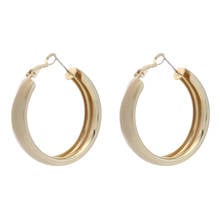 Badu, круглые весенние серьги-кольца с пряжкой, золотые, серебряные, большие металлические серьги из сплава для женщин, модные ювелирные изделия, оптовая продажа 2024 - купить недорого
