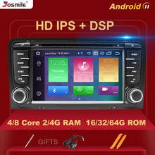 Radio con GPS para coche, reproductor Multimedia con Android 11, IPS, 2Din, DVD, Unidad Principal estéreo, DSP4GB, para Audi A3, 8P, S3, 2003-2012, RS3, Sportback 2024 - compra barato