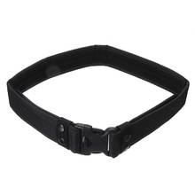 2" Outdoor Utility Tactical Police Security Belt Detachable Black Combat Gear Nylon Duty Belt For Men Hiking Climbing Mayitr 2024 - buy cheap