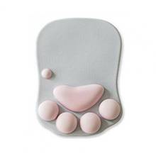 Cute Cat Paw Mouse Pad Silicone 3D Non-slip Mice Mat for Computers 2024 - buy cheap