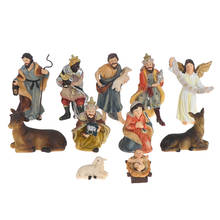 Jesus Manger Miniature Ornament Statue Nativity Scene Christmas Crib Figurines Baby Church Catholic Gift Home Decor car interior 2024 - buy cheap
