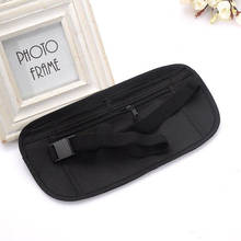 Black Men Belt Bag Travel Shopping Zipper Fanny Pack Hidden Wallet Passport Money Chest Waist Bag Phone Pouch 2024 - buy cheap