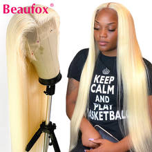 Beaufox 613 Lace Front Wigs Brazilian Straight Hair Wig Lace Front Human Hair Wigs 150% Density Remy 613 Blonde Lace Wigs 2024 - buy cheap