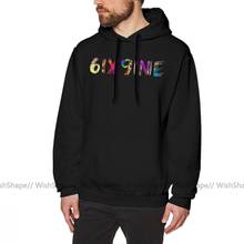 6ix9ine Hoodie 6ix9ine Hoodies Oversized Outdoor Pullover Hoodie Cotton Popular Black Warm Male Long Hoodies 2024 - buy cheap