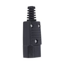 Retail Black IEC-320 C14 Male Plug AC Power Inlet Socket Connector 250V 10A 2024 - buy cheap