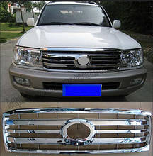 For Land Cruiser 4500 4700 FJ100 LC100 2006-2007 1PCS ABS Chrome Front Grilles Protector Trim 2024 - buy cheap