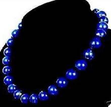 Fashion jewelry Free Shipping  Women Stone Necklaces Pendants Pendant Necklace Stunning!10mm Egyptian Lapis Lazuli Necklace Aaa 2024 - buy cheap