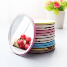 1Pc Cute Cartoon Mini Portable Circular Hand Mirror Pocket Portable Makeup Tool Random color 2024 - buy cheap