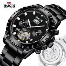 HAIQIN Mechanical Automatic Watch Men 2020 Tourbillon Calendar Waterproof Wrist Watches Top Brand Luxury Watches for men relogio 2024 - buy cheap