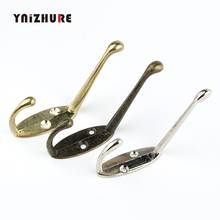 2pcs 49*87mm Bathroom Accessories Antique Bronze Single Cloth Robe Hook Clothes Coat Products  Available 2024 - buy cheap