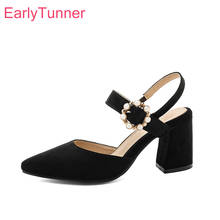  Summer Brand New Fashion Black Pink Women Slingback Sandals High Heel Lady Party Shoes Plus Big Small Size 32 11 43 46 48 2024 - buy cheap