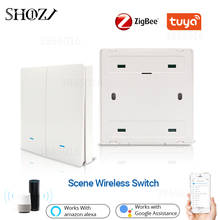 Tuya 123 Gangs Zigbee Wireless Smart Switch Scene Panel Switch  With One Click OnOff  Device Works with Alexa Alexa Google Home 2024 - buy cheap