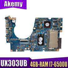 UX303UB материнская плата для ноутбука ASUS Zenbook UX303UB UX303U оригинальная материнская плата 4GB-RAM I7-6500U GT940M-2GB 2024 - купить недорого