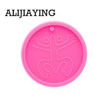 DY0687 Super Glossy Silicone Coqui taino Mold Epoxy Resin Pendant Molds Diy Keychain Custom Polymer Clay Mold Craft 2024 - buy cheap