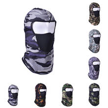 Lenço camuflado completo para outono, cachecol de rosto inteiro com camuflagem militar para ciclismo, caça e inverno para forro de capacete 2024 - compre barato