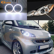 For Smart Fortwo W451 2007 2008 2009 2010 2011 2012 2013 2014 Excellent Ultra bright COB led angel eyes halo rings Day Light 2024 - buy cheap