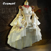 Game Identity V Mrs. Red Madame Red Blood Feast Marie Game Palace Dress Elegant Cosplay Costume Halloween Suit For Women Outfit 2024 - buy cheap