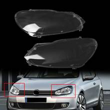 Car Headlight Headlamp Lens Lamp Cover Lampshade for Golf 6 MK6 R 2009-2012 2024 - buy cheap