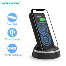 NILLKIN Power bank 10000mAh PD Fast Charging 10w Portable External Battery for xiaomi power bank wireless charger TYPE-C charger 2024 - buy cheap