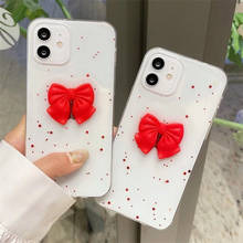 Red bow sequins Case For OPPO A9 A5 A31 A53 A91 2020 Cover For OPPO Realme 7i C17 A15 Reno 4 Lite 5 2F 2Z 2 10X ZOOM A93 2024 - buy cheap