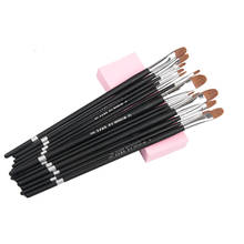 13pcs/Set Art Paint Brush Oil Watercolor Gouache Painting Brush Pinceles Para Acrilico Y Oleo Nylon Painting Brushes Art Supply 2024 - buy cheap