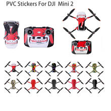 Pegatinas de PVC para DJI Mini 2, película protectora, calcomanías a prueba de arañazos, accesorios de piel para DJI Mini 2, accesorios para Drones 2024 - compra barato