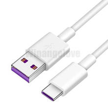 Кабель USB-C, 20 шт., 5 A, быстрая зарядка для Samsung Galaxy S8, S9, Huawei P20 Mate 10, 20 2024 - купить недорого